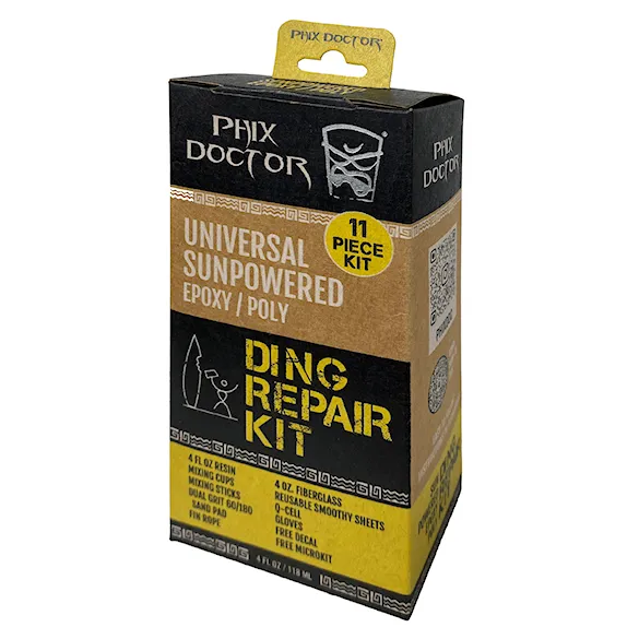 Zestaw naprawczy do deski surfingowej Phix Doctor Epoxy Kit yellow large - 6