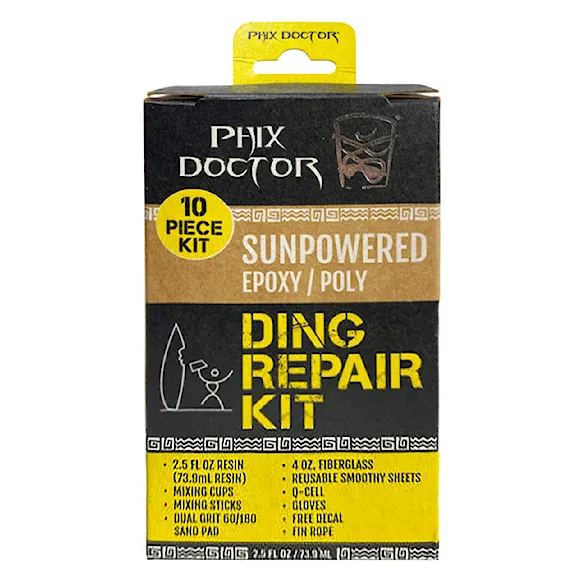 Zestaw naprawczy do deski surfingowej Phix Doctor Epoxy Kit yellow large - 1