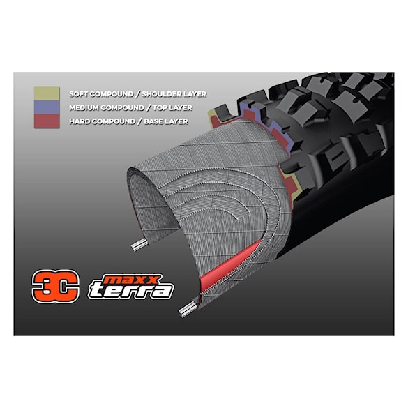 Tire Maxxis Minion DHF 29×2.50" WT 3CT/EXO+/TR - 3
