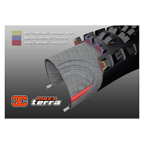 Plášť Maxxis Minion DHR II 26×2.30" Kevlar 3CT/EXO/TR - 3