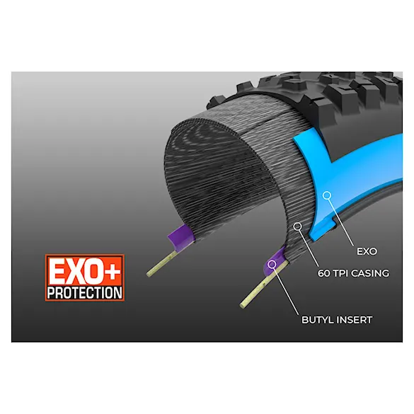Plášť Maxxis Minion DHR II 27.5×2.50" Kevlar 3CT/EXO+/TR - 6