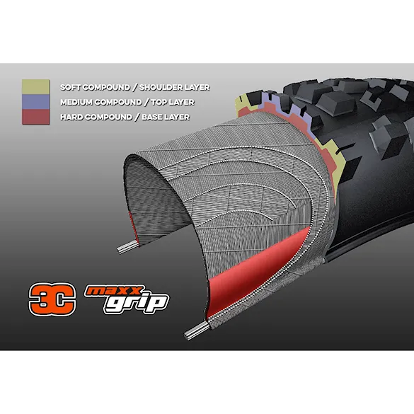 Plášť Maxxis Minion DHR II 27,5×2.60" 3CT/EXO+/TR - 3