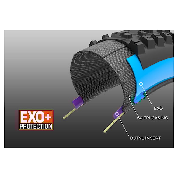 Plášť Maxxis Shorty 27,5×2.40" WT 60 TPI 3CT/EXO/TR - 6