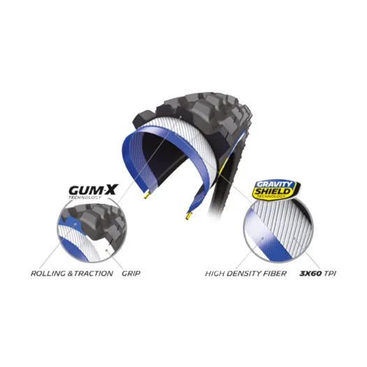 Plášť Michelin Force AM TS TLR Kevlar 29×2.35" Competition Line - 3