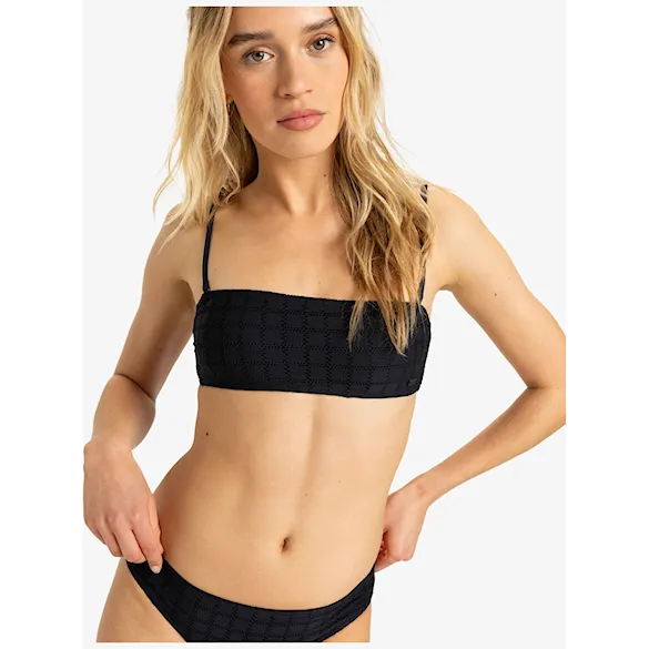 Strój kąpielowy Roxy Camilo Bandeau anthracite 2025 - 5