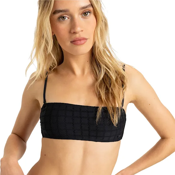 Strój kąpielowy Roxy Camilo Bandeau anthracite 2025 - 1