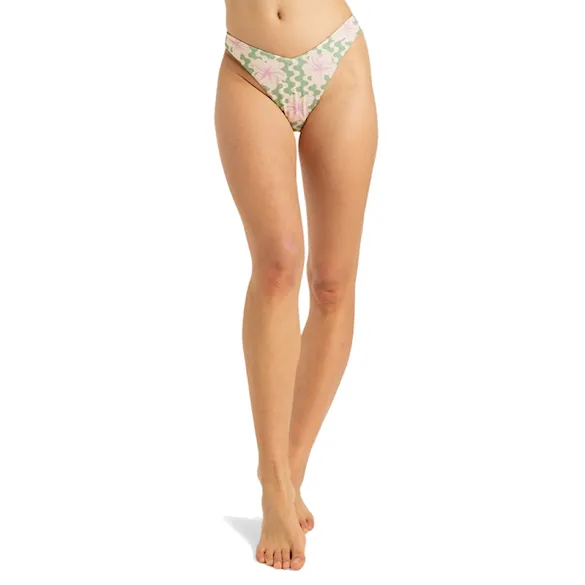 Strój kąpielowy Roxy Hibiscus Daze Hl Cheeky basil party waves yw 2025 - 1