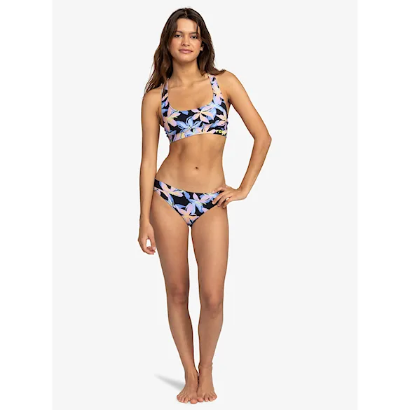 Plavky Roxy Active Bikini AOP anthracite kiss 2024 - 5
