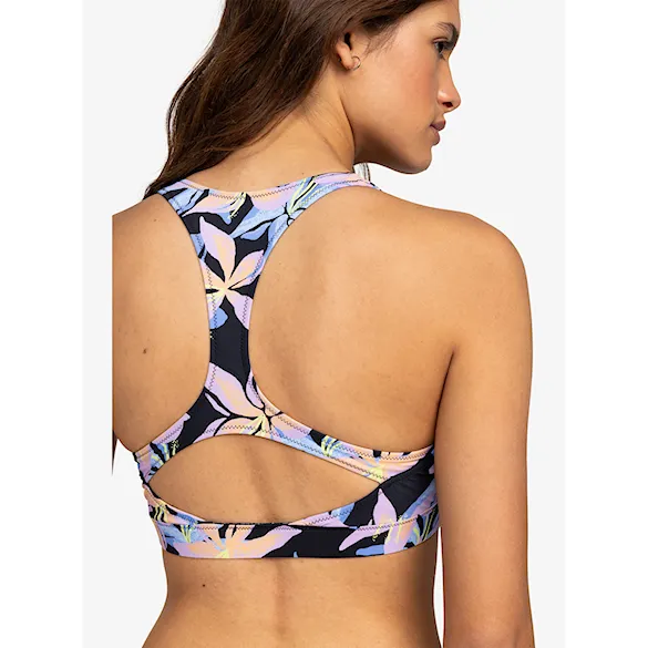 Strój kąpielowy Roxy Active Bralette anthracite kiss 2024 - 2