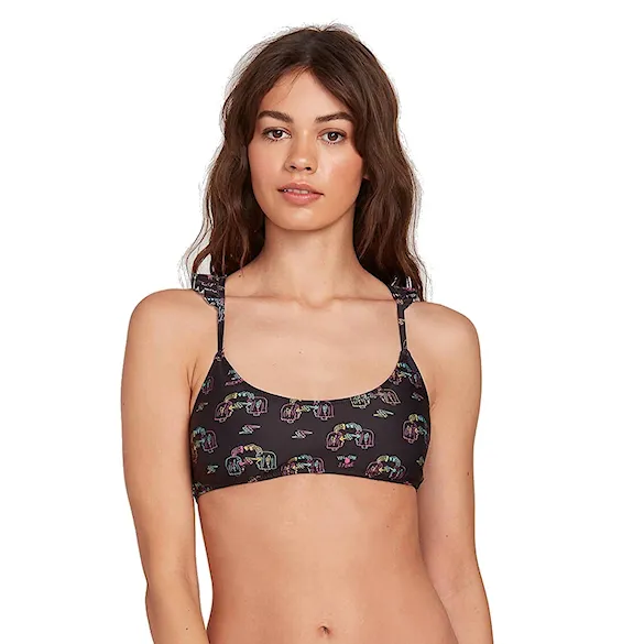 Strój kąpielowy Volcom Alienated Scoop black 2020 - 1