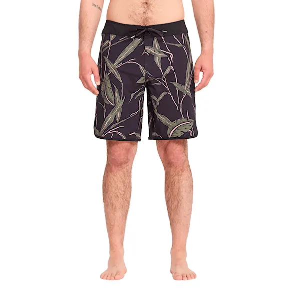 Plavky Volcom Encounter Scallop Mod 19 black 2026 - 1