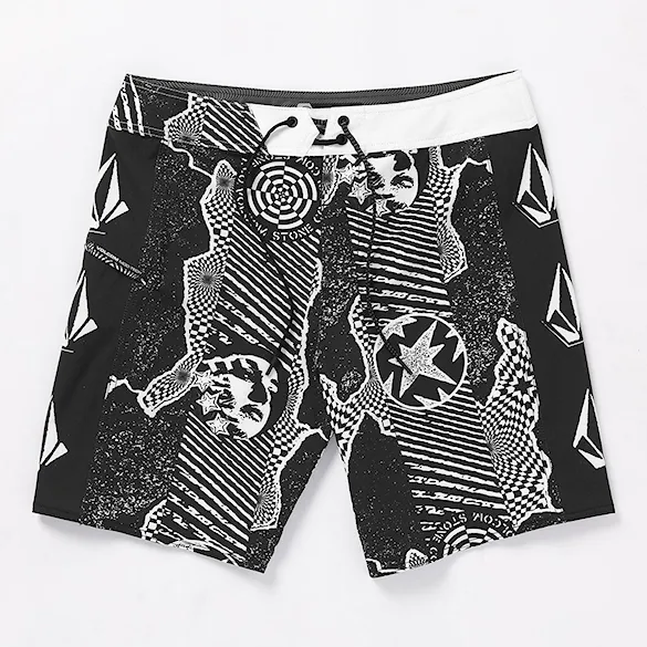 Swimwear Volcom Lido Iconic Mod 19 black white 2024 - 5