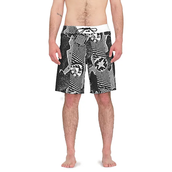 Swimwear Volcom Lido Iconic Mod 19 black white 2024 - 1