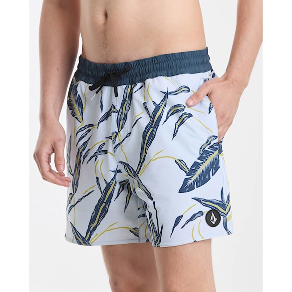 Plavky Volcom Lido Print Trunk 16 light blue acid 2026 - 6