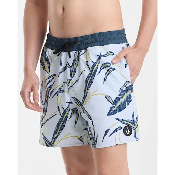 Plavky Volcom Lido Print Trunk 16 light blue acid 2026 - 6