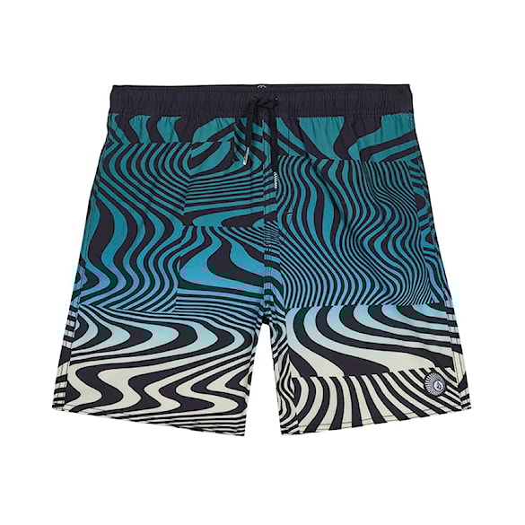 Plavky Volcom Lido Print Trunk Youth rifle green 2026 - 1