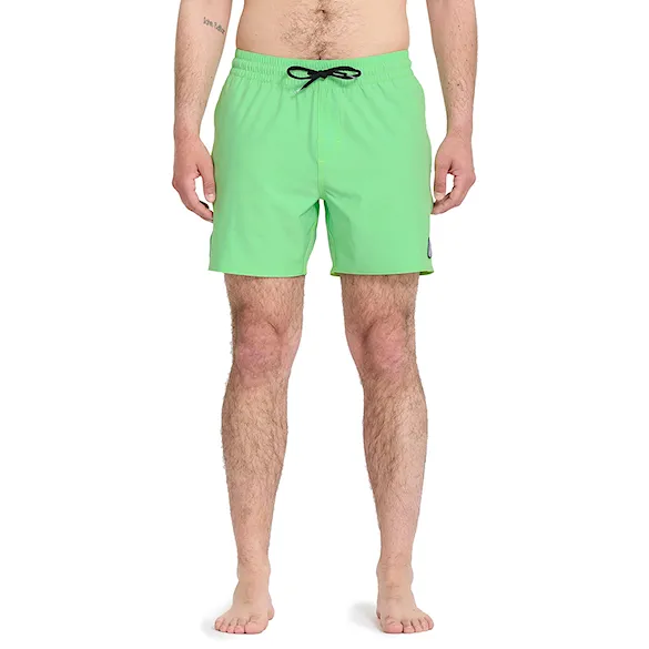 Plavky Volcom Lido Solid Trunk 16 island green 2026 - 1