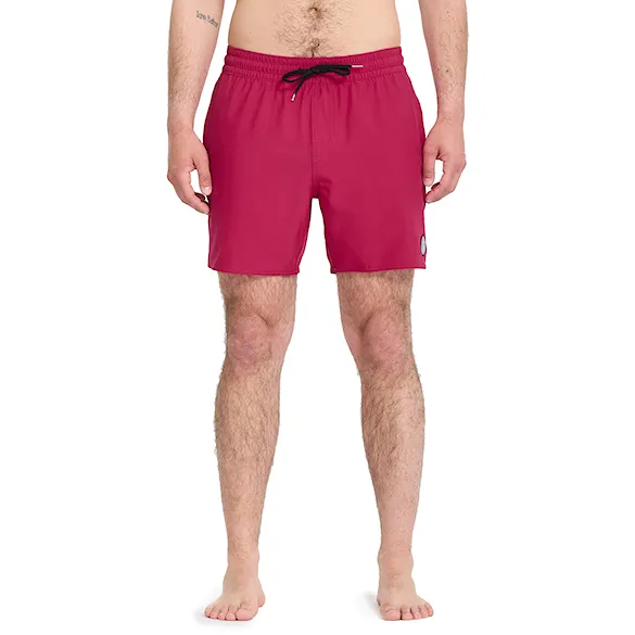 Plavky Volcom Lido Solid Trunk 16 sangria 2026 - 1