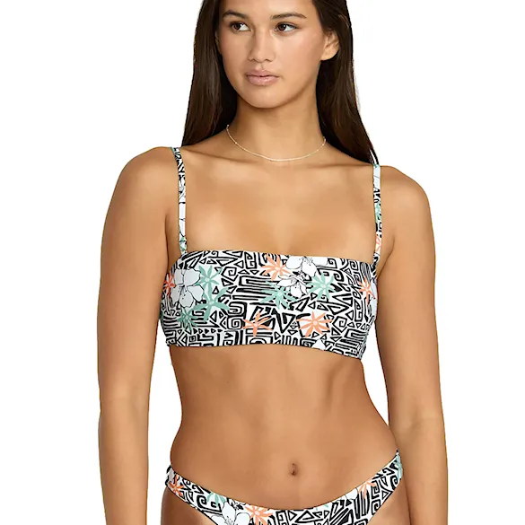Strój kąpielowy Volcom Sol Rebel Tube Bandeau star white 2026 - 4