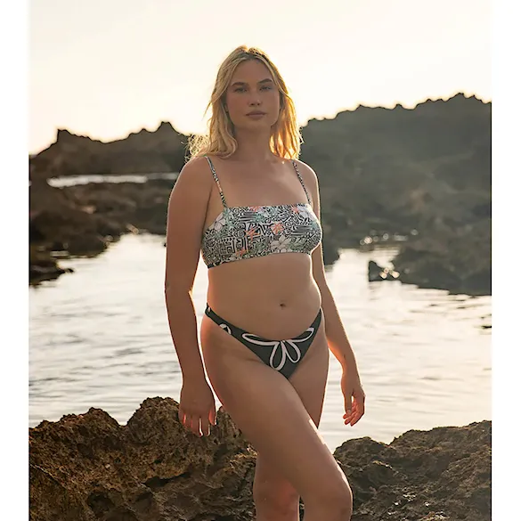 Strój kąpielowy Volcom Sol Rebel Tube Bandeau star white 2026 - 8