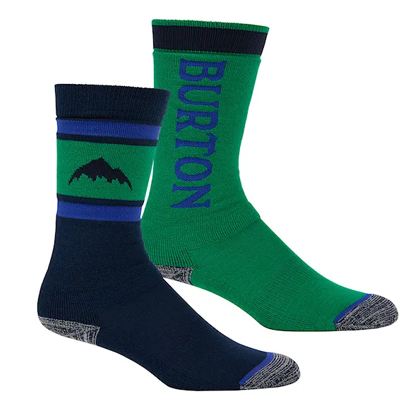 Podkolienky Burton Kids Weekend Midweight 2Pk galaxy green 2024 - 1