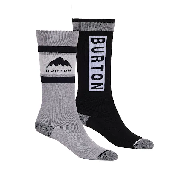 Podkolienky Burton Kids Weekend Midweight 2Pk true black 2026 - 1