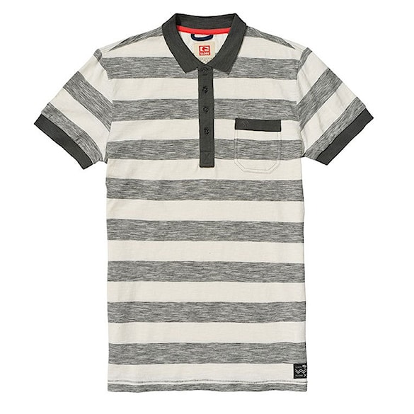 Tričko Globe Moonshine Polo dirty white/grey marle 2013 - 1