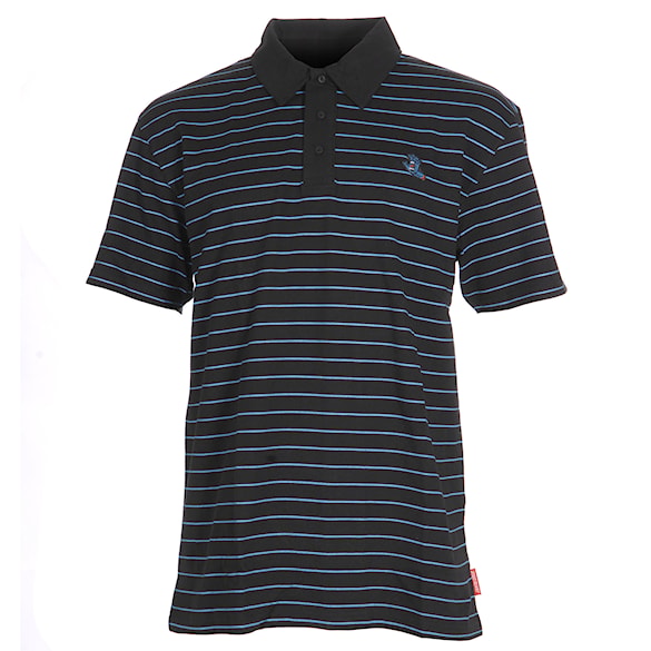 Tričko Santa Cruz Hand Polo black stripe 2012 - 1