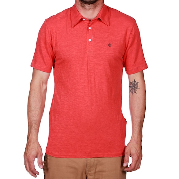 Tričko Volcom Bangout Slub red fade 2012 - 1