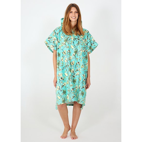 Ponczo After Humming Birds light green - 2