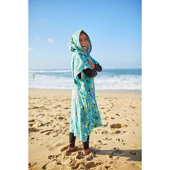 Ponczo After Humming Birds light green - 7