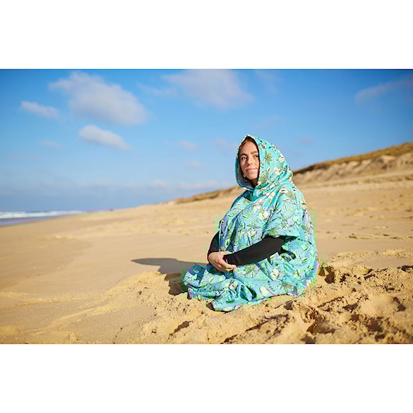 Ponczo After Humming Birds light green - 8