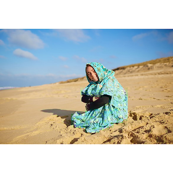 Ponczo After Humming Birds light green - 9