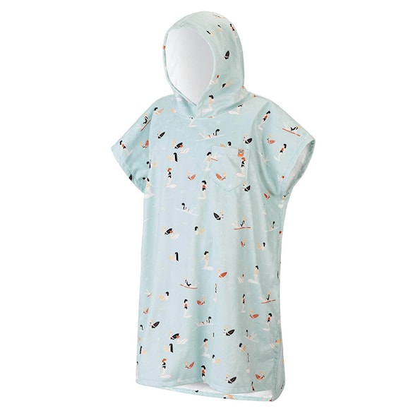 Poncho After Madrague light blue - 1