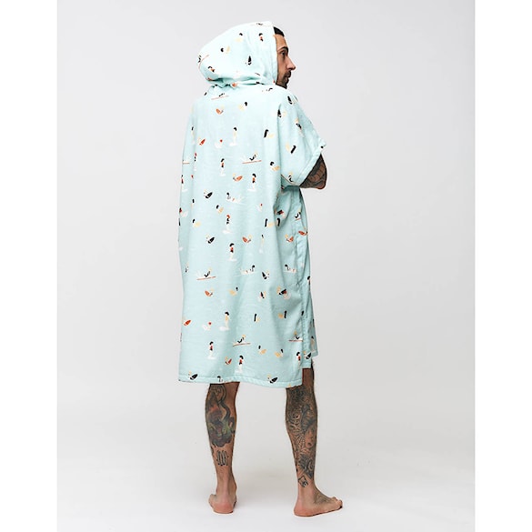 Poncho After Madrague light blue - 3