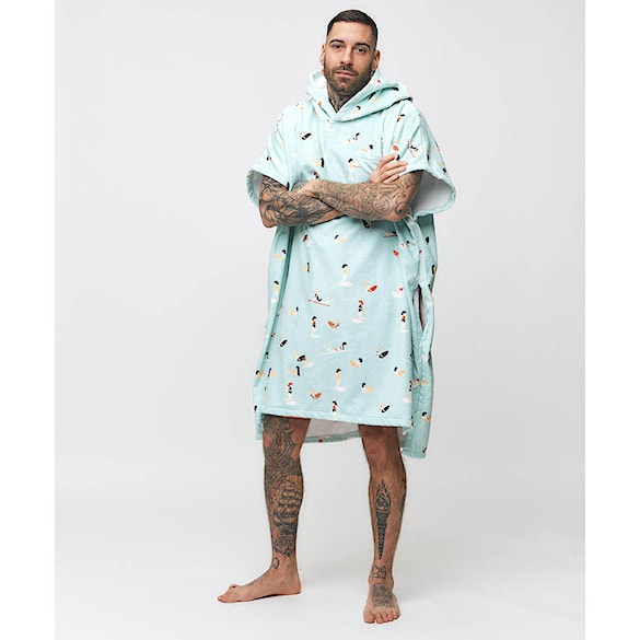 Poncho After Madrague light blue - 4