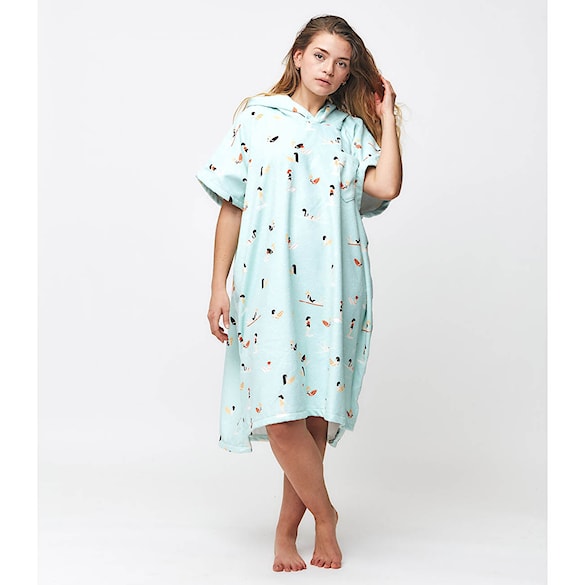 Poncho After Madrague light blue - 6