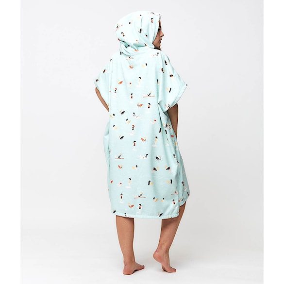 Poncho After Madrague light blue - 7