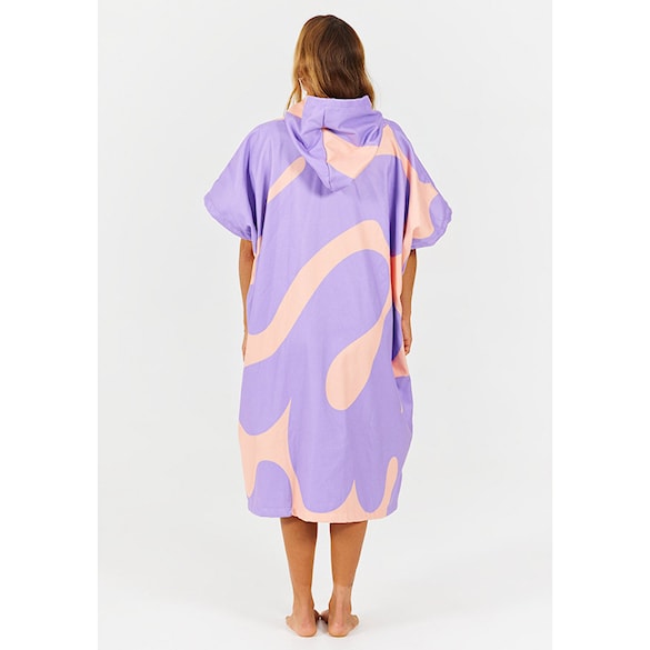 Poncho After Splash pink blue - 2