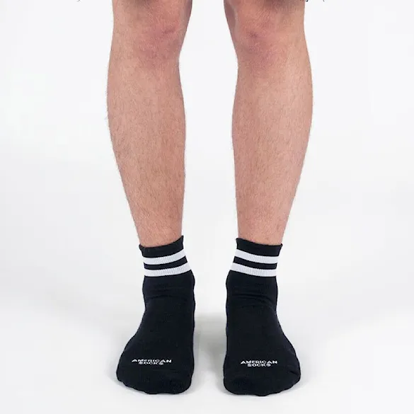 Socks American Socks Back In Black Ankle High - 7