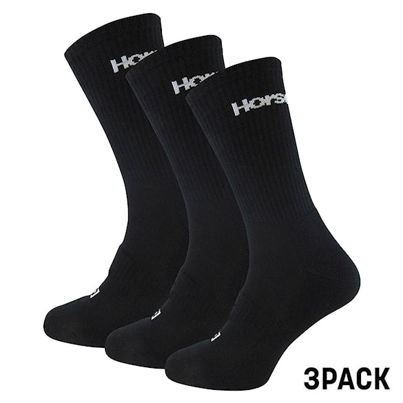 Socks Horsefeathers Delete Premium 3-Pack black - 1
