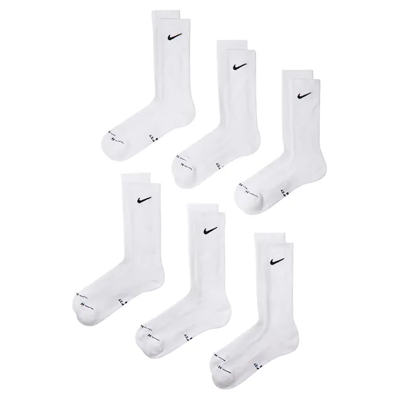 Socks Nike SB Nike Everyday Elevated Crew 6Pcs white/white/white 2026 - 1