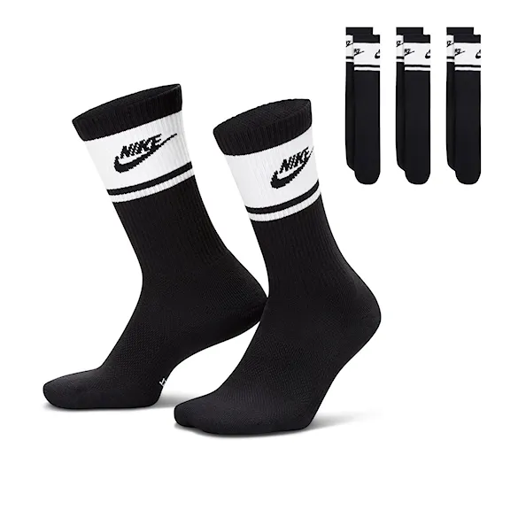 Ponožky Nike SB Nike Everyday Elevated Shown black/white 2026 - 1