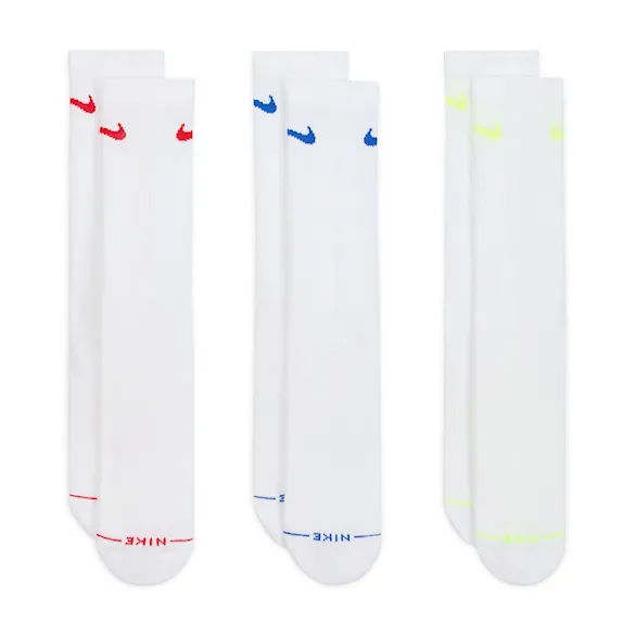 Skarpetki Nike SB Nike Everyday Elevated white-red/blue/lime 2026 - 3