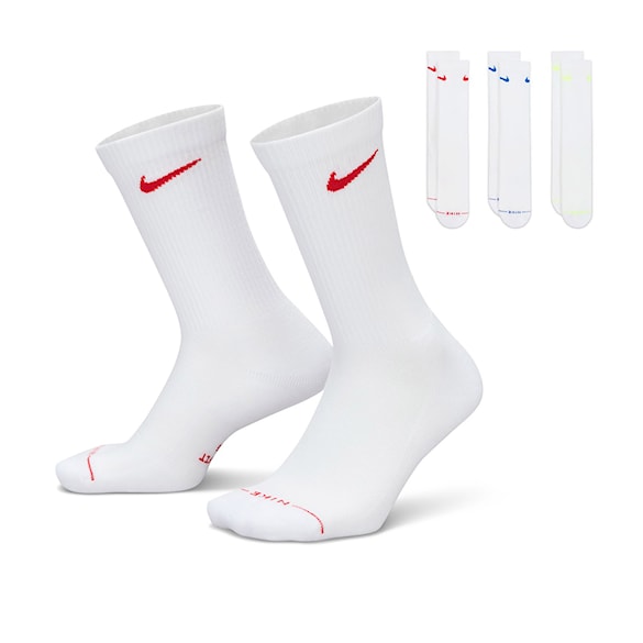 Ponožky Nike SB Nike Everyday Elevated white-red/blue/lime 2026 - 1