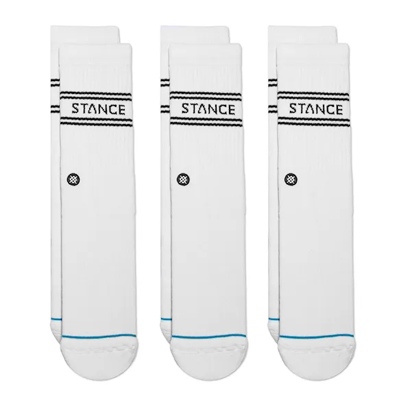 Ponožky Stance Basic 3 Pack Crew white - 1