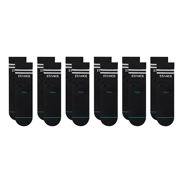 Socks Stance Core Quarter 6 Pack black - 2