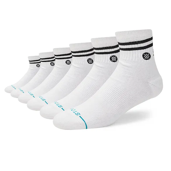 Skarpetki Stance Core Quarter 6 Pack white - 1
