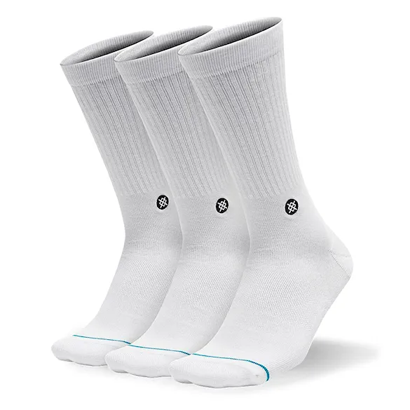 Ponožky Stance Icon 3 Pack white - 2