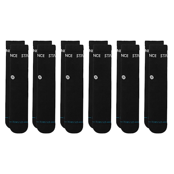 Socks Stance Origin Crew 6 Pack black - 1